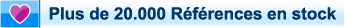  plus de 20000 références en stock